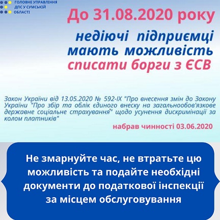 У «сплячих» ФОП ще є можливість скористатися шансом  і списати борг з ЄСВ до 31 серпня