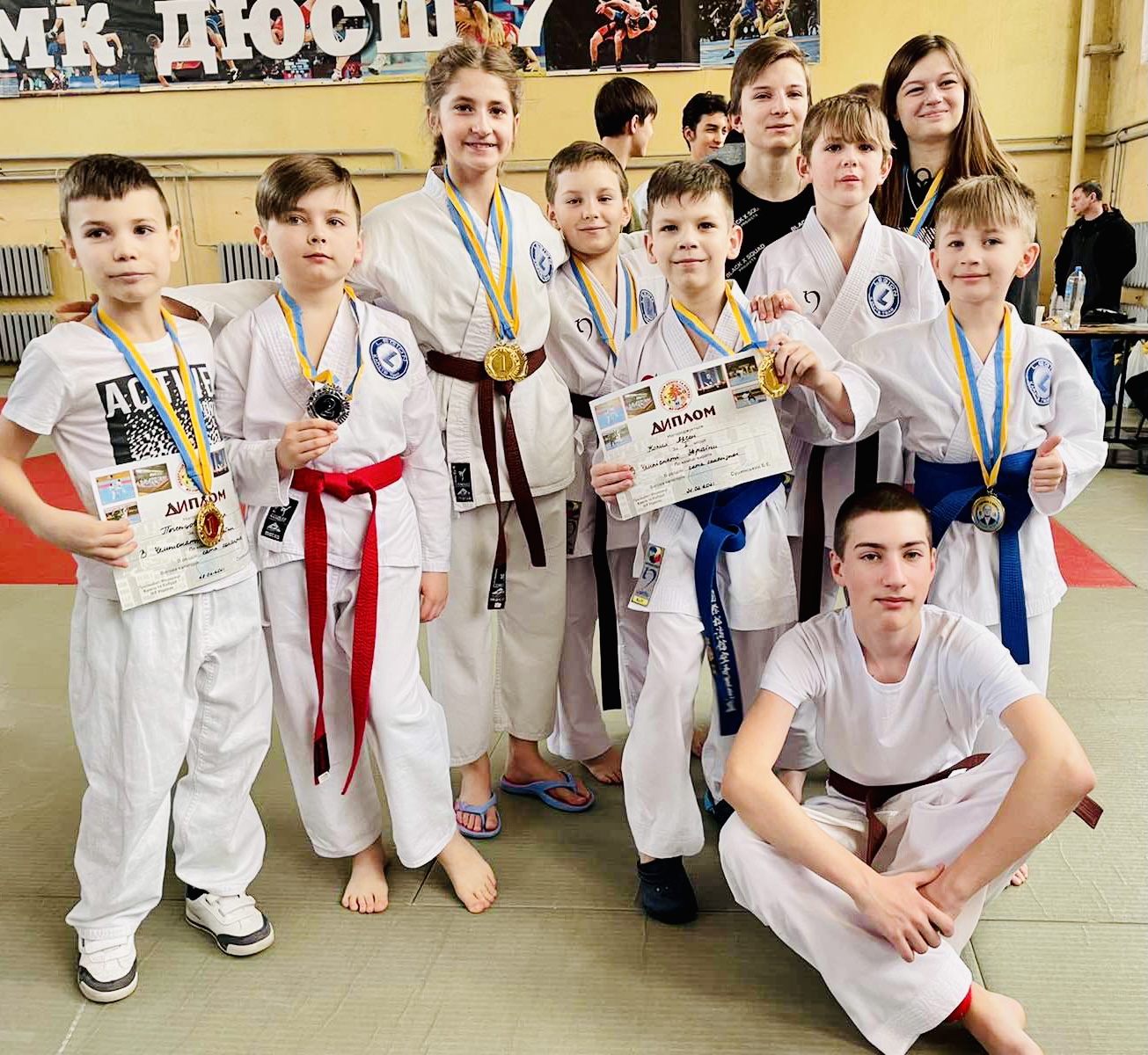 17 перших, 16 других і 8 третіх місць на Чемпіонаті України з кемпо-карате IKF