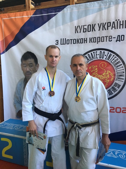 Перше та третє місця на Кубку України шотокан карате-до С.К.І.Ф.