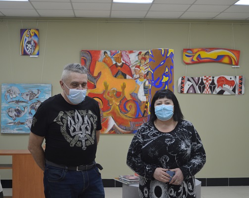 У міському краєзнавчому музеї відбулося відкриття персональної виставки живопису та левкасу Сергія СТЕПАНОВА