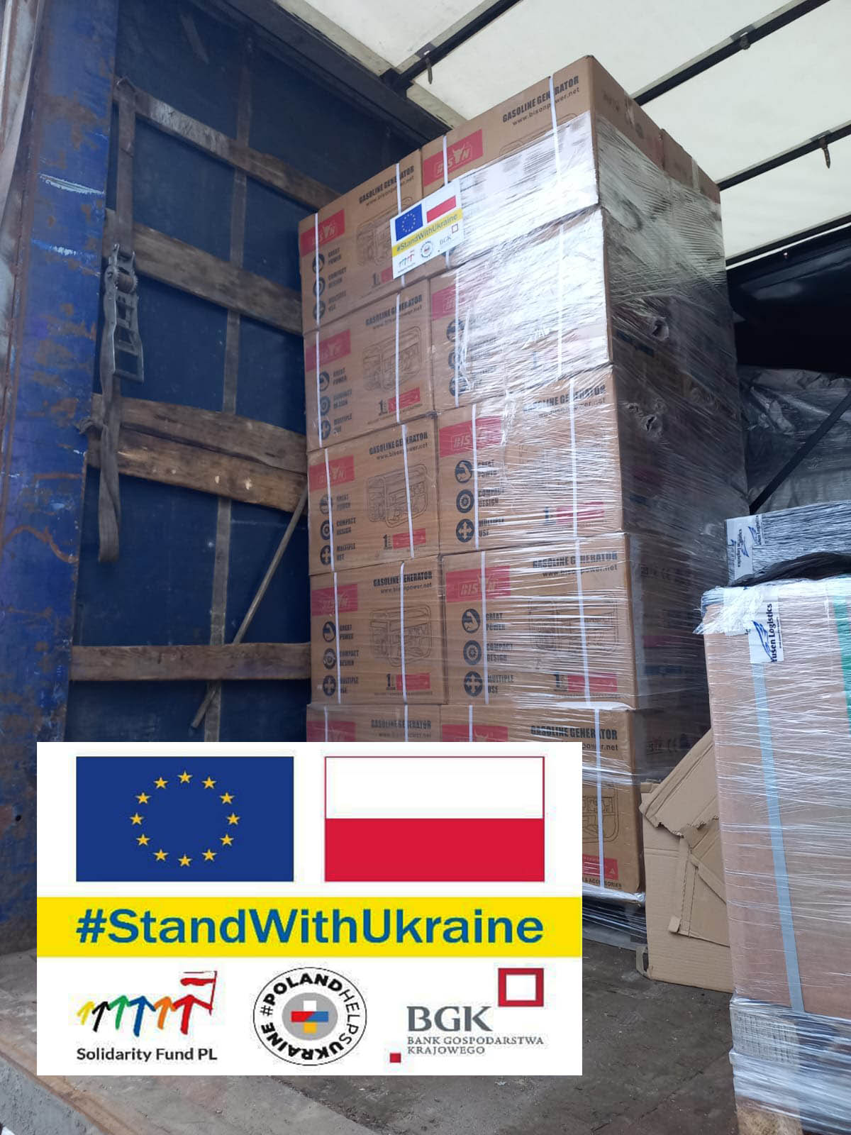  20 генераторів і 30 булер’янів було доставлено в Охтирську міську громаду