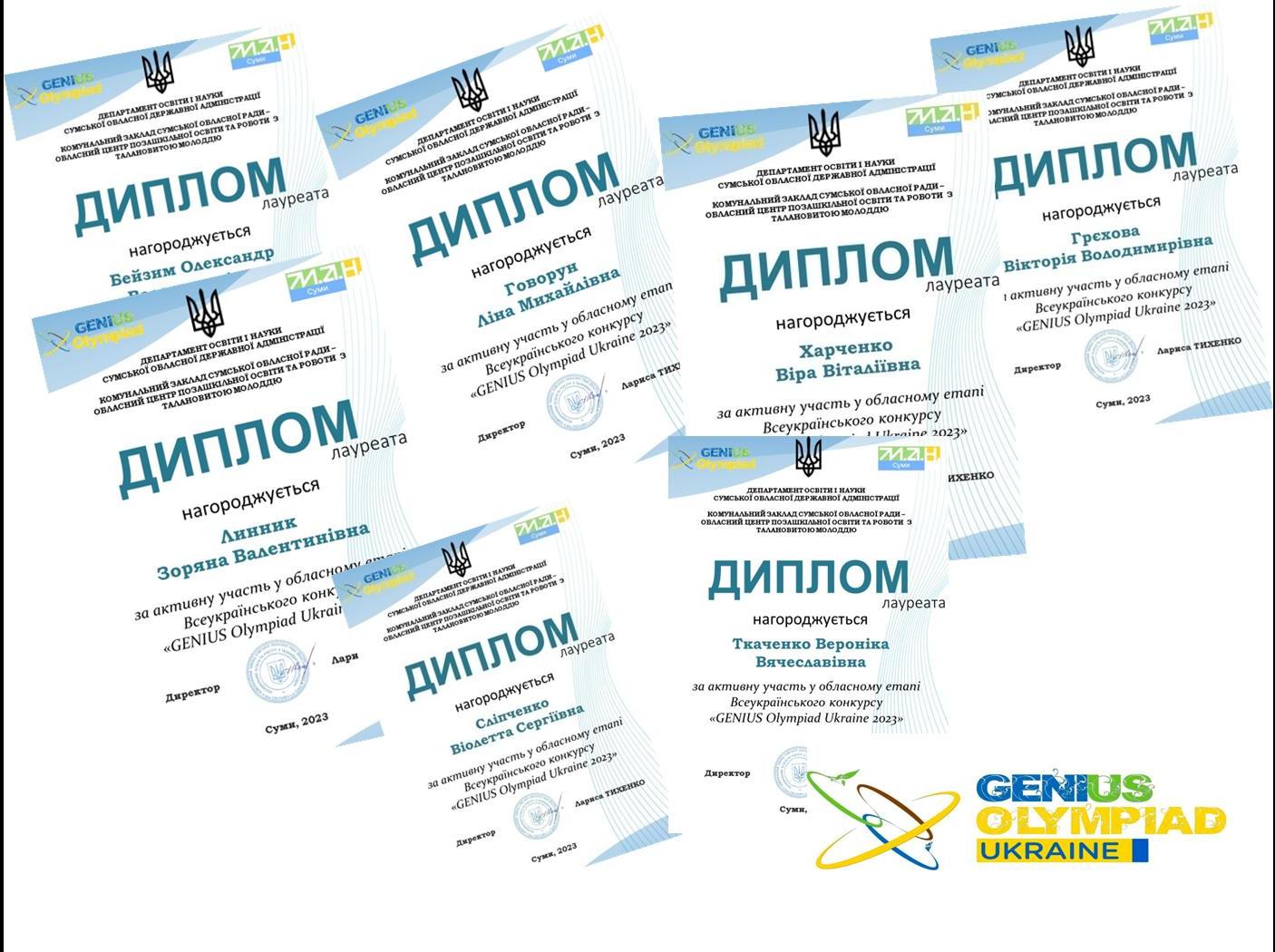 GENIUS Olympiad Ukraine 2023
