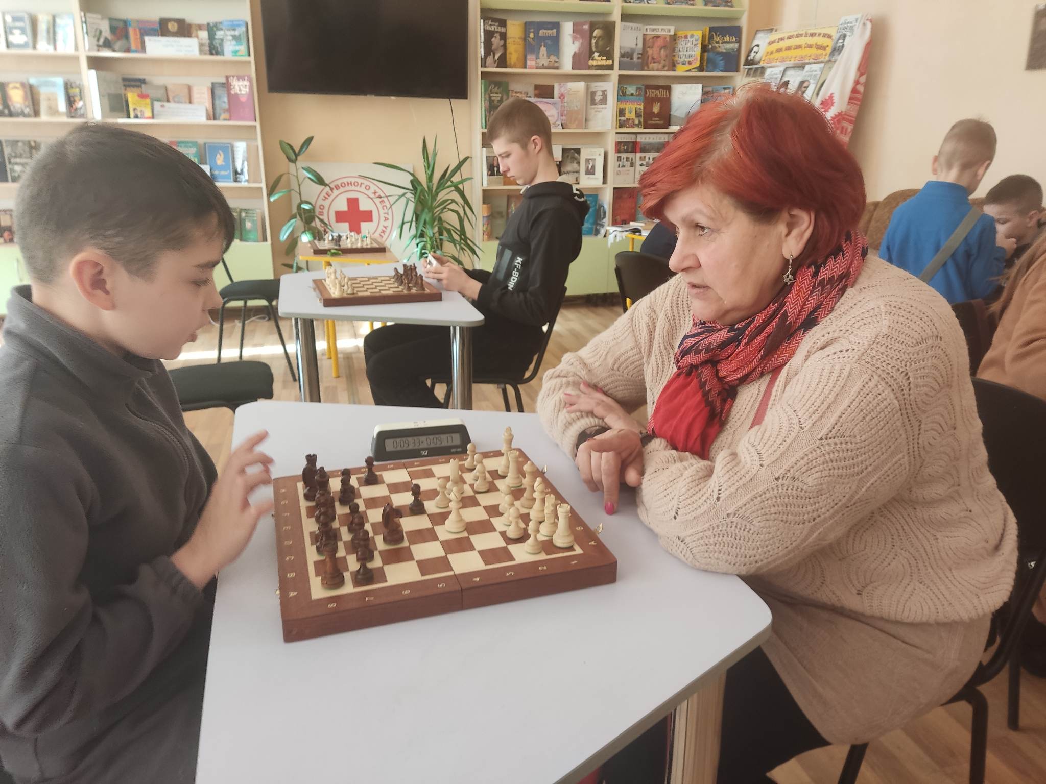 Шаховий клуб у бібліотеці