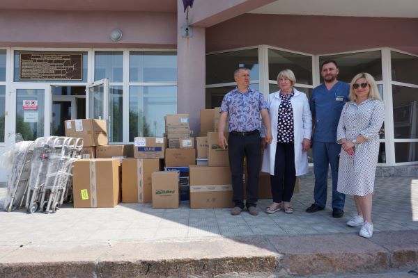 Охтирська лікарня отримала значну допомогу від благодійної організації