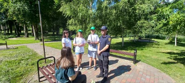 Спільний рейд представників ДСНС і Дружини юних рятувальників