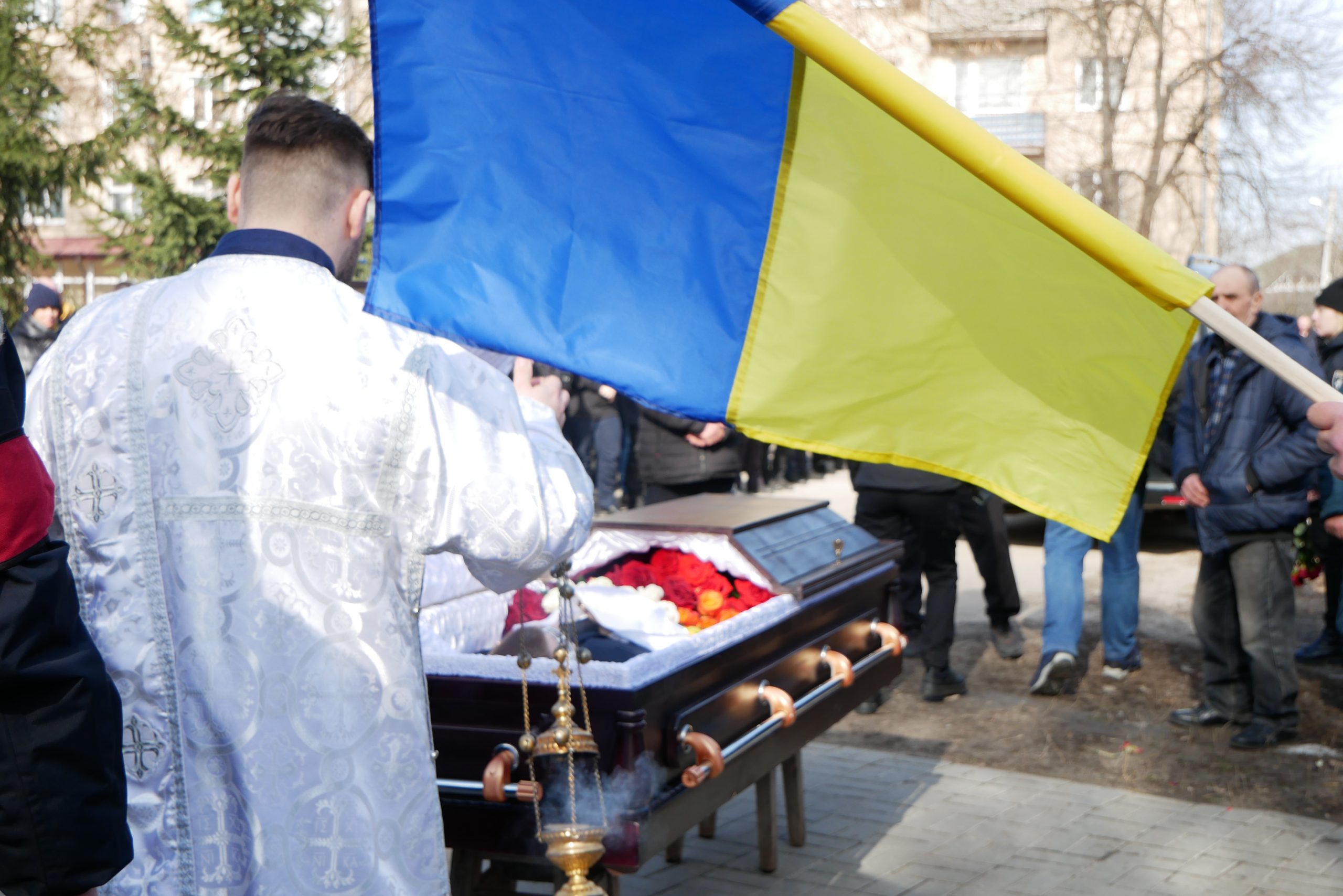 В Охтирці провели в останню путь поліцейського ОЛЕГА ЮРКА