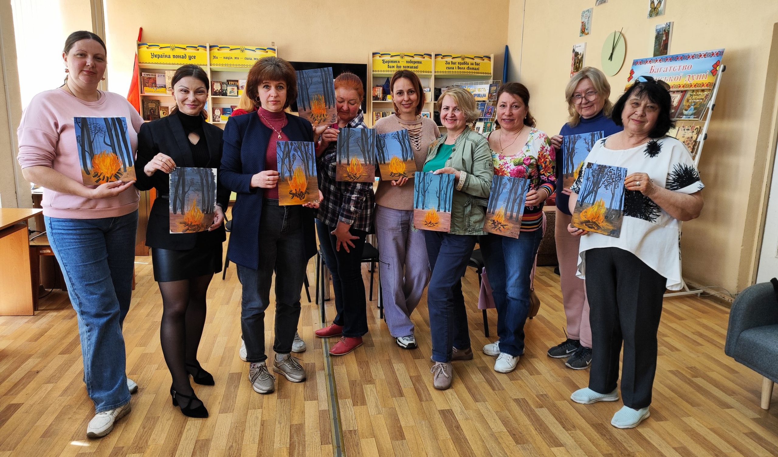 Майстер-клас для дорослих «Ніч в лісі»