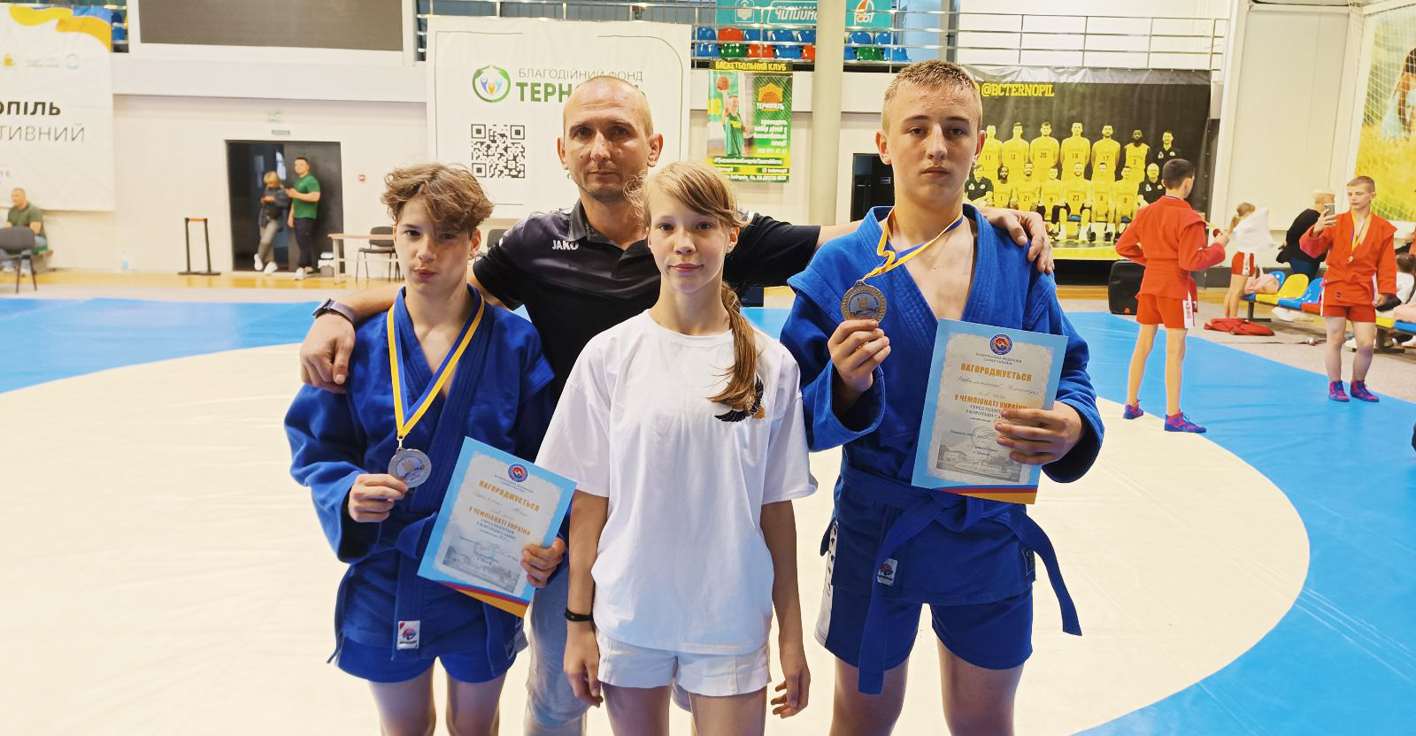 Охтирчани – срібні призери чемпіонату України з боротьби самбо