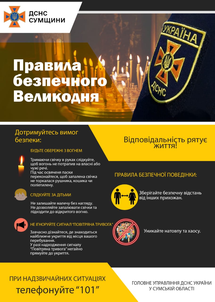 Правила безпечного Великодня!