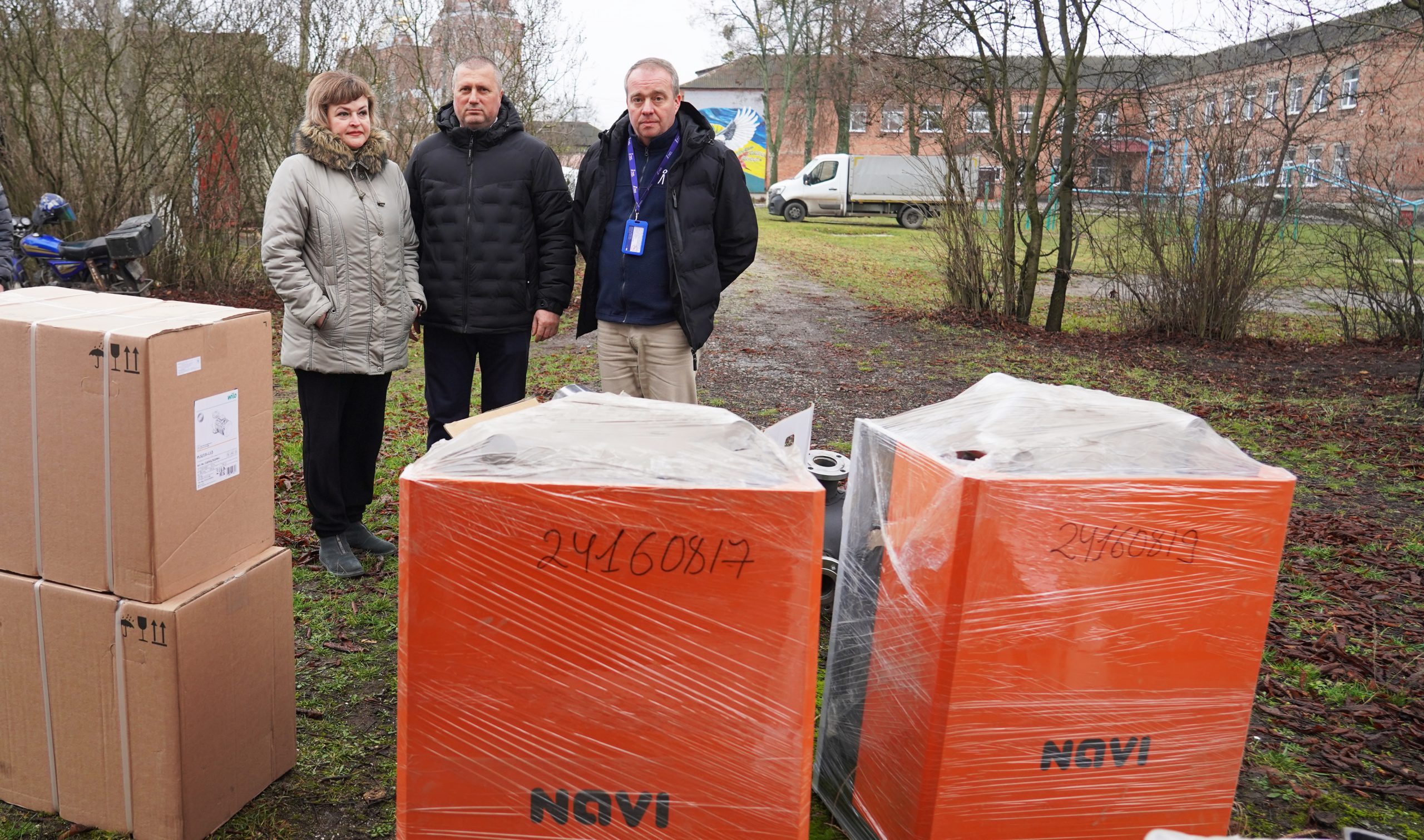 НОВІ КОТЛИ ДЛЯ ОХТИРСЬКОЇ ШКОЛИ – ЗАВДЯКИ ПІДТРИМЦІ МІЖНАРОДНИХ ДОНОРІВ